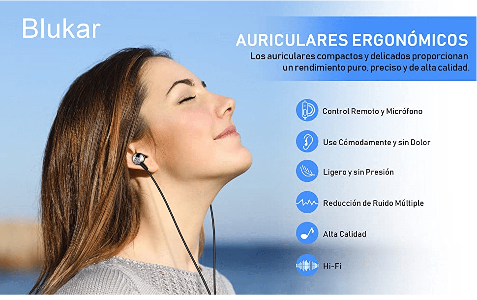 Blukar Auriculares In Ear